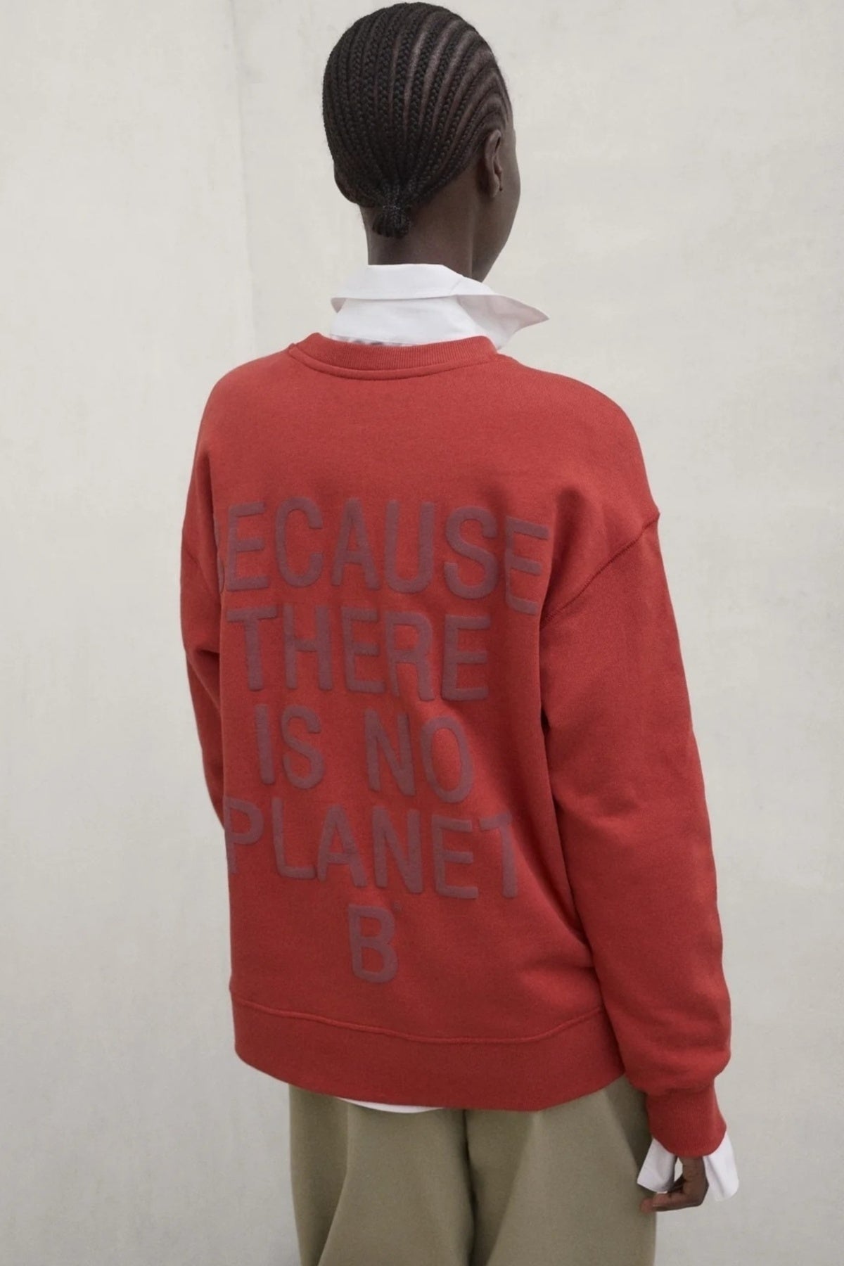 ECOALF STORM SWEATSHIRT en color NARANJA (2)