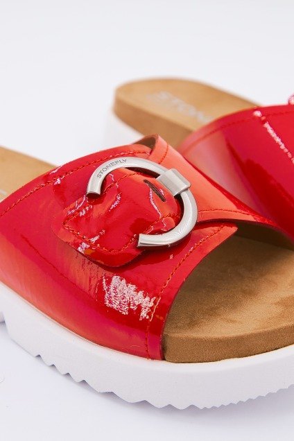 STONEFLY RIVA PATENT LTH en color ROJO (4)