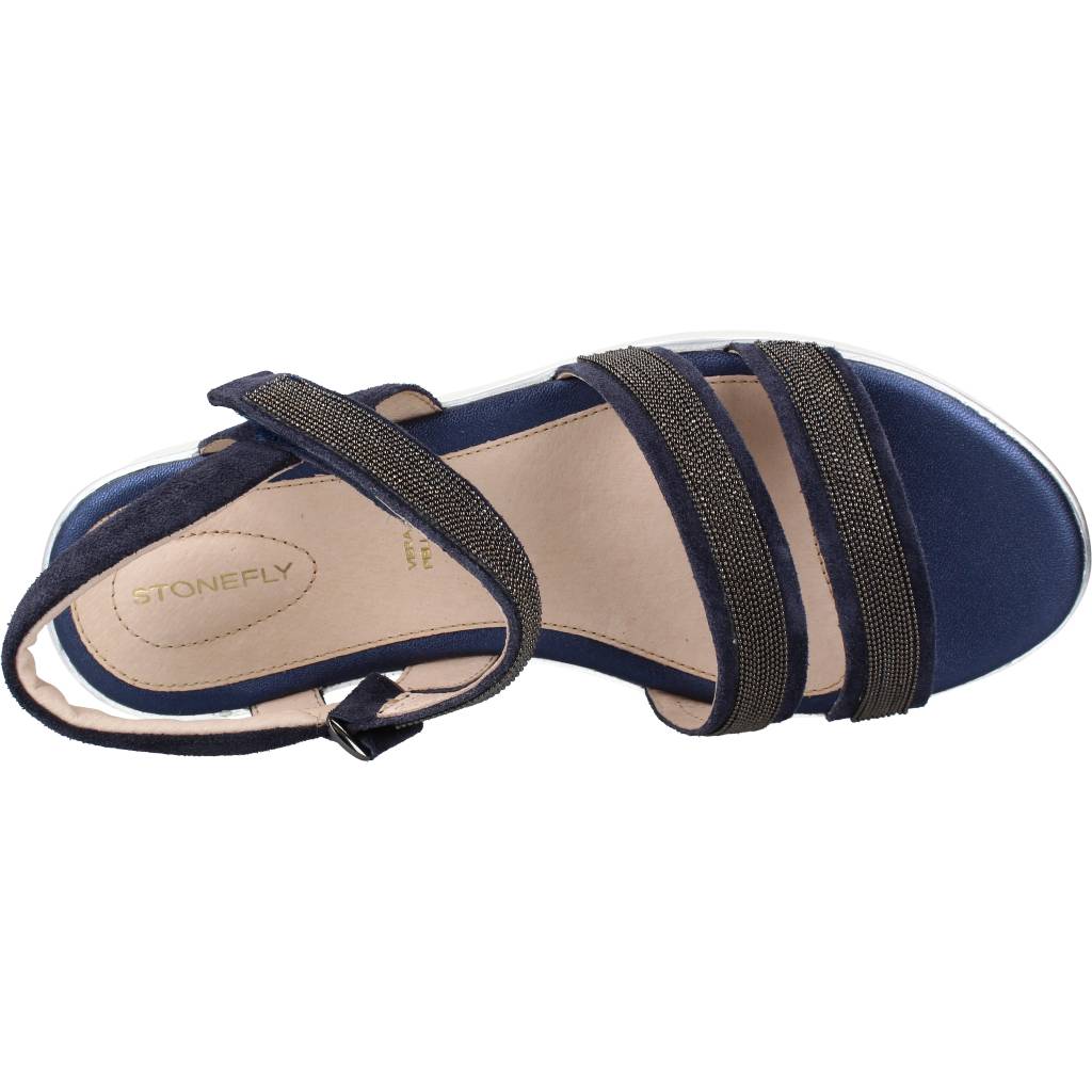 STONEFLY LARA VELOUR en color AZUL (7)