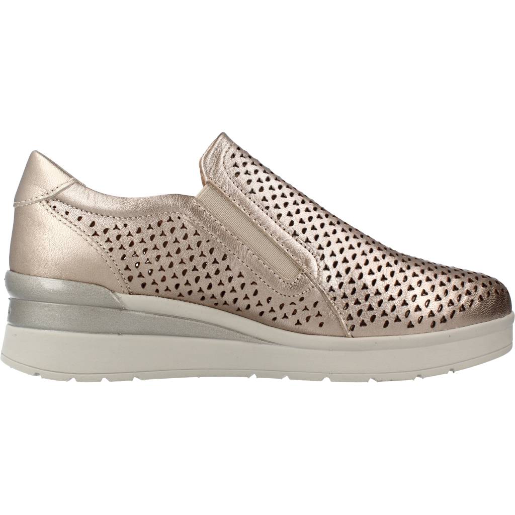 STONEFLY CREAM LAMINATED LTH en color ORO (4)