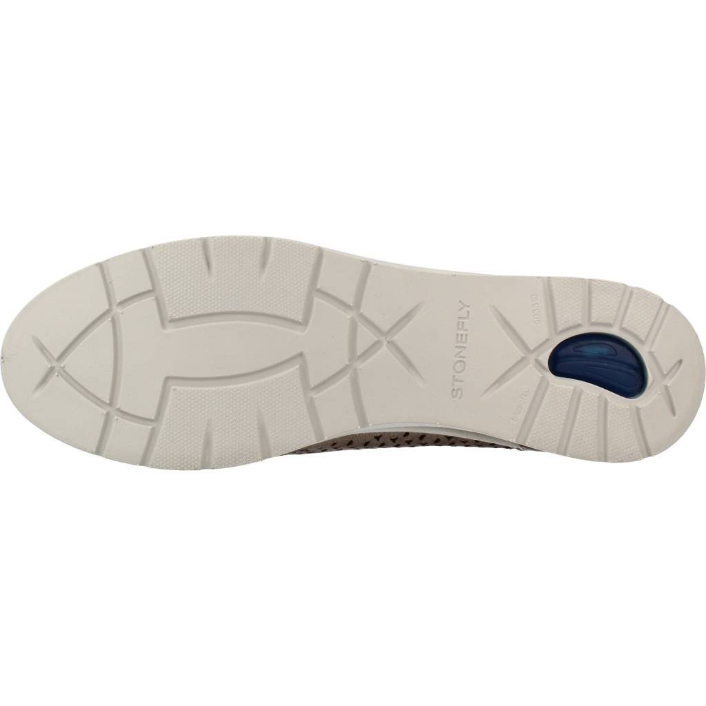 STONEFLY CREAM LAMINATED LTH en color ORO (6)