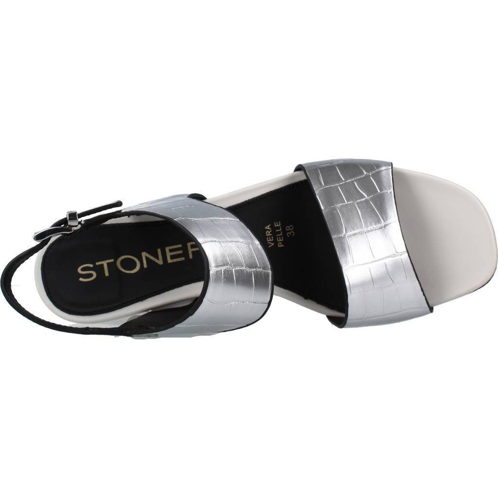 STONEFLY JENNY S.COCCO EMBOSSED en color PLATA (7)