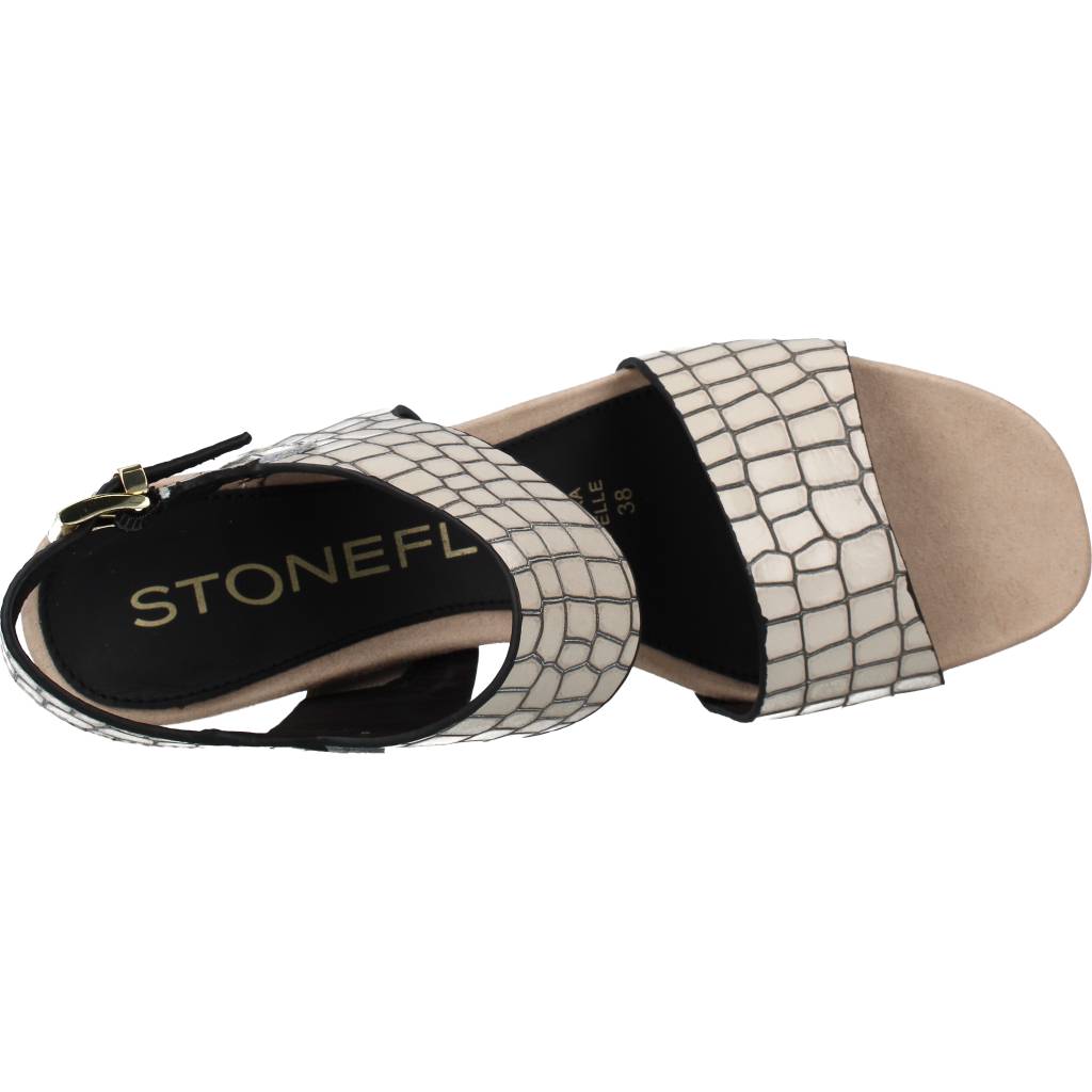 STONEFLY JENNY COCCO EMBOSSED LTH en color BEIS (7)
