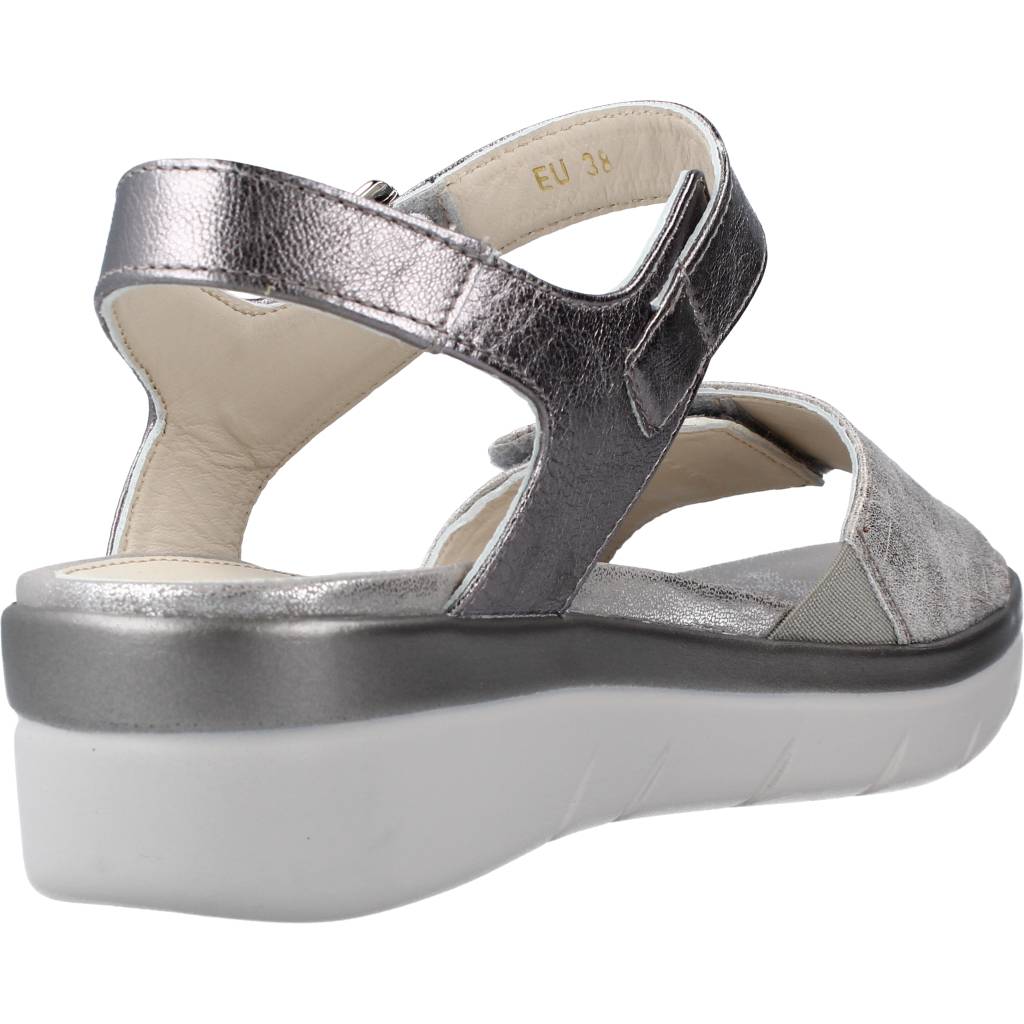 STONEFLY AQUA III LAMINATED LTH/TE en color PLATA (3)