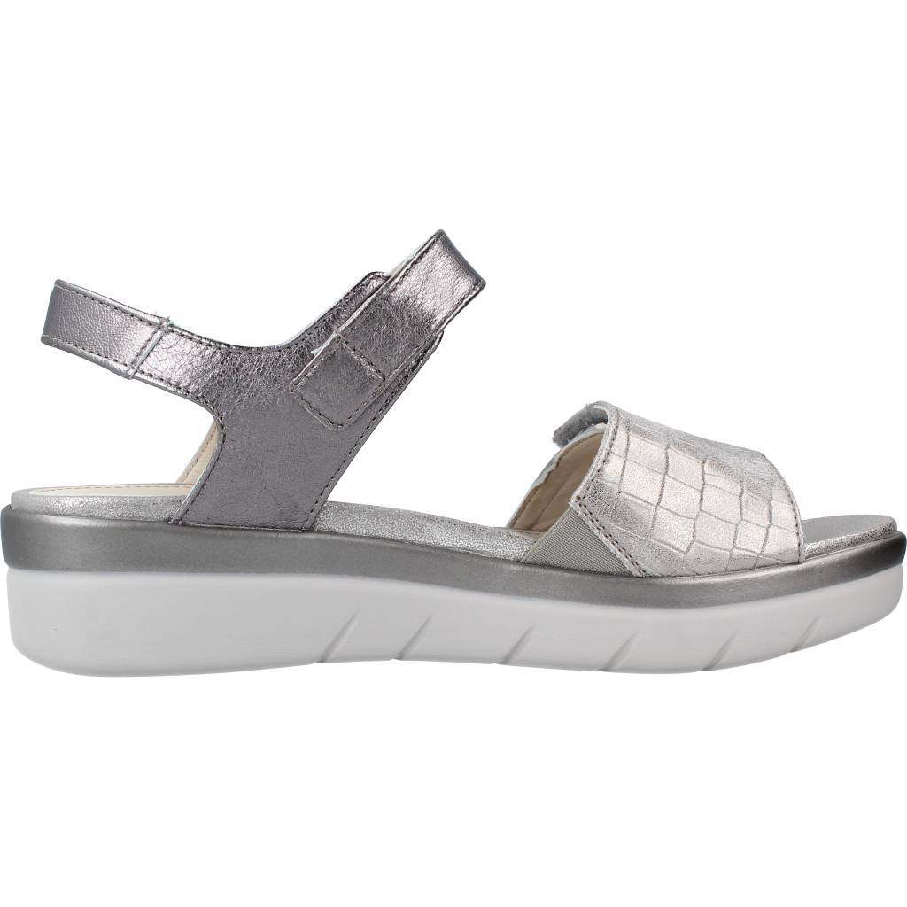 STONEFLY AQUA III LAMINATED LTH/TE en color PLATA (4)