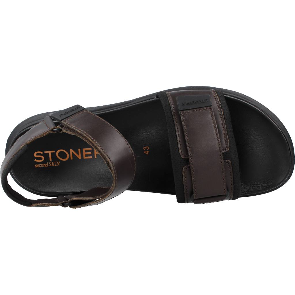 STONEFLY HYDRA TEXTILE/CALF LTH en color MARRON (7)