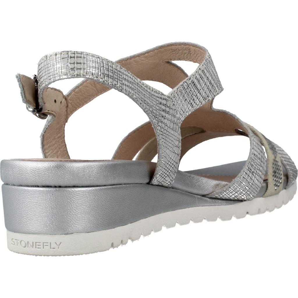 STONEFLY CHER LAMINATED LTH en color PLATA (3)