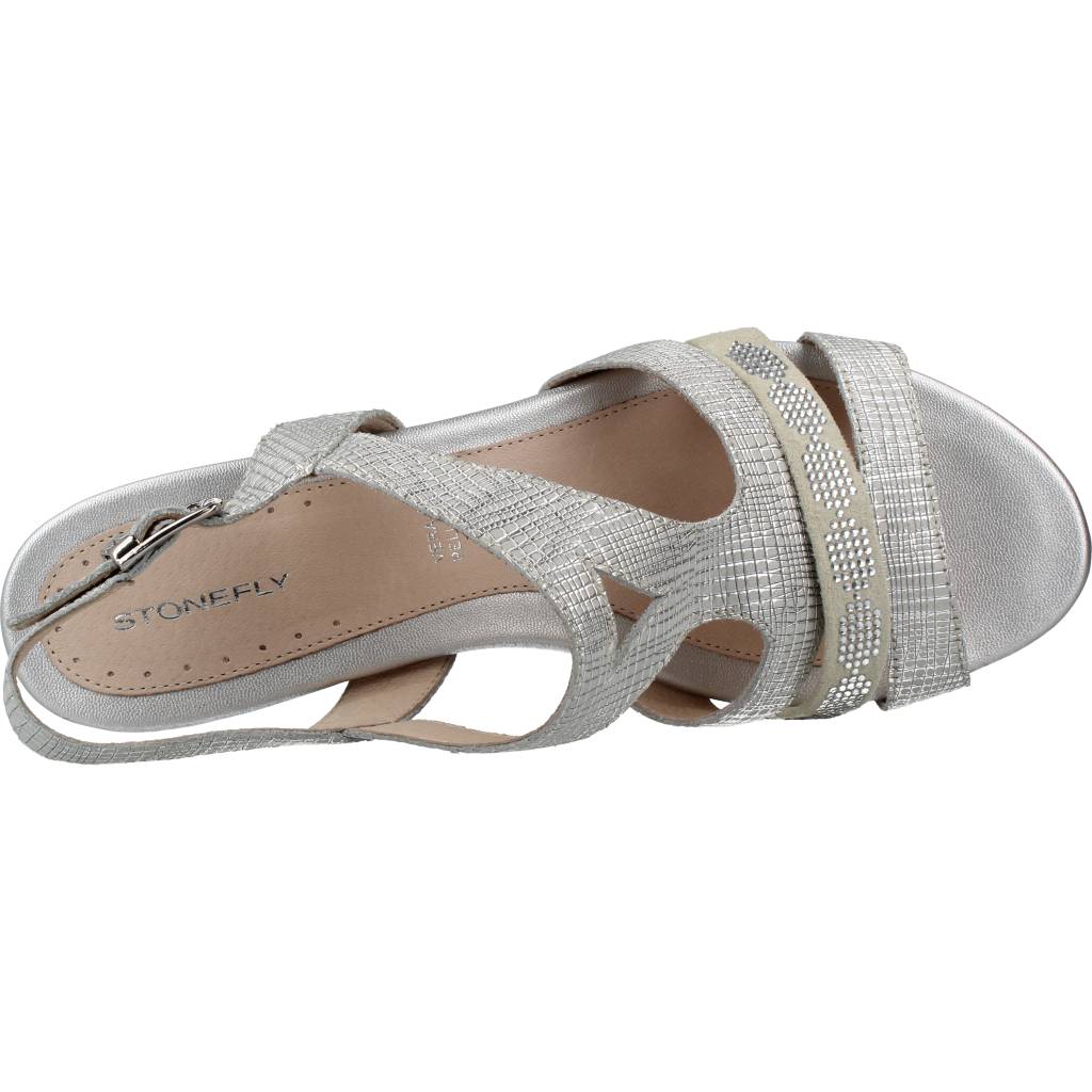 STONEFLY CHER LAMINATED LTH en color PLATA (7)