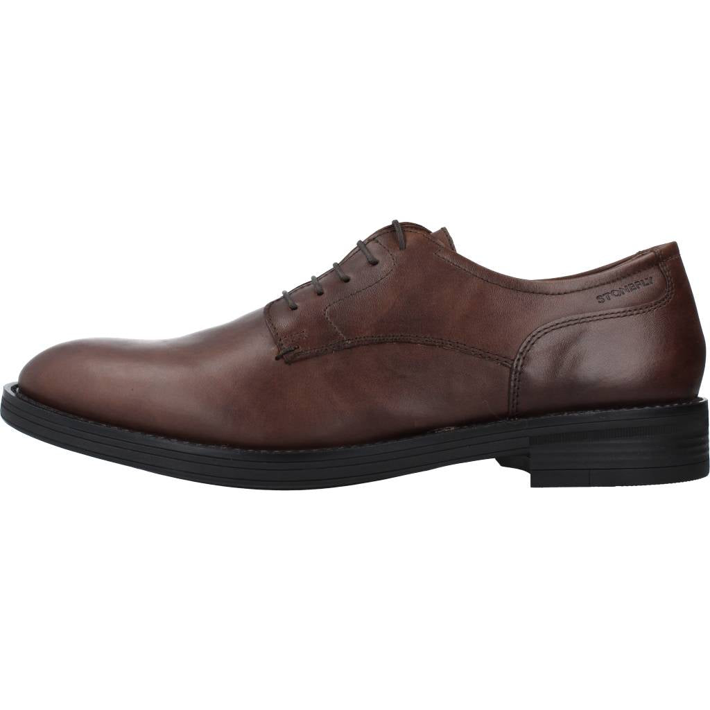 STONEFLY CARNABY CALF LTH en color MARRON (2)
