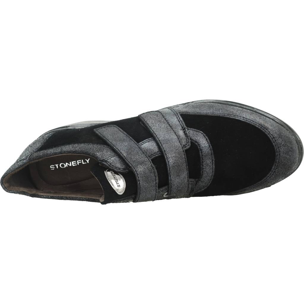 STONEFLY ECLIPSE VELOUR CRACK en color NEGRO (7)