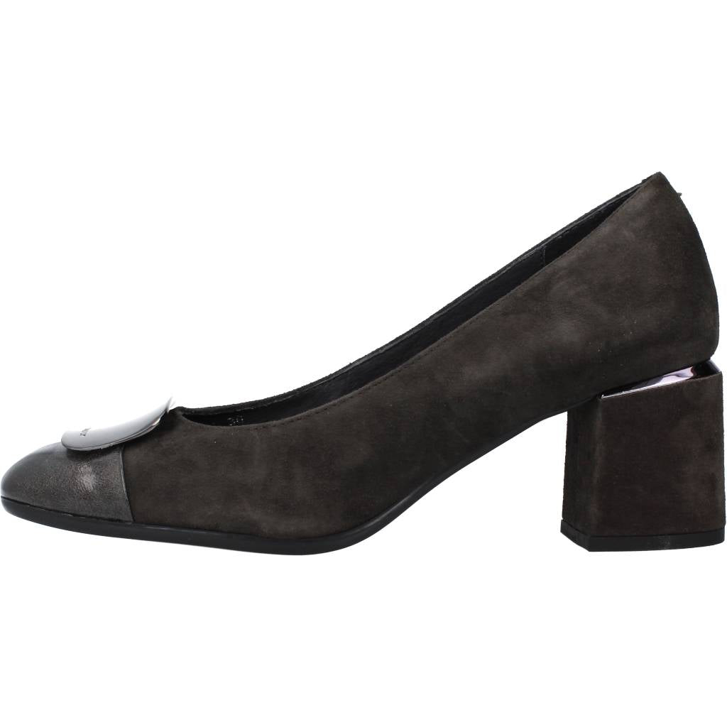 STONEFLY BRIDGET PATENT/GOAT SUEDE en color GRIS (2)