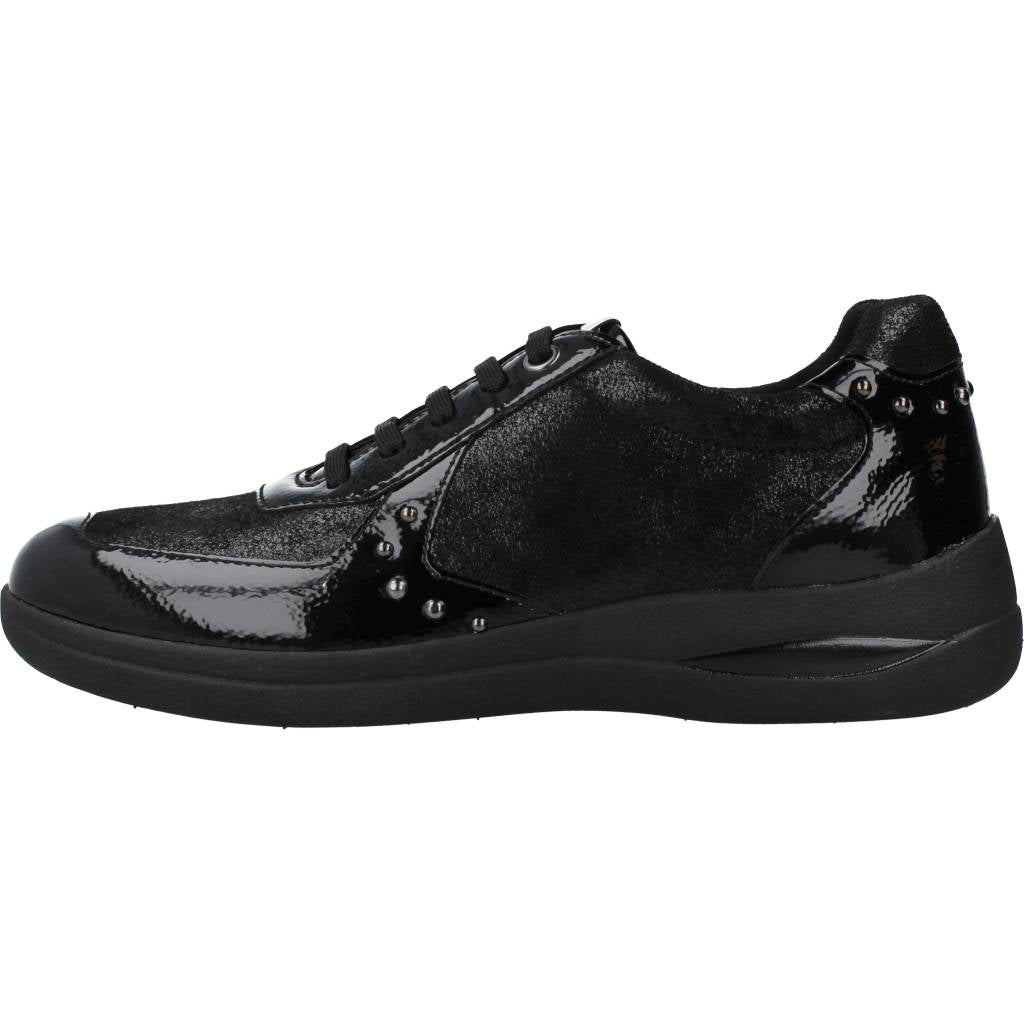 STONEFLY AURORA PATENT/GLITTER VEL en color NEGRO (2)