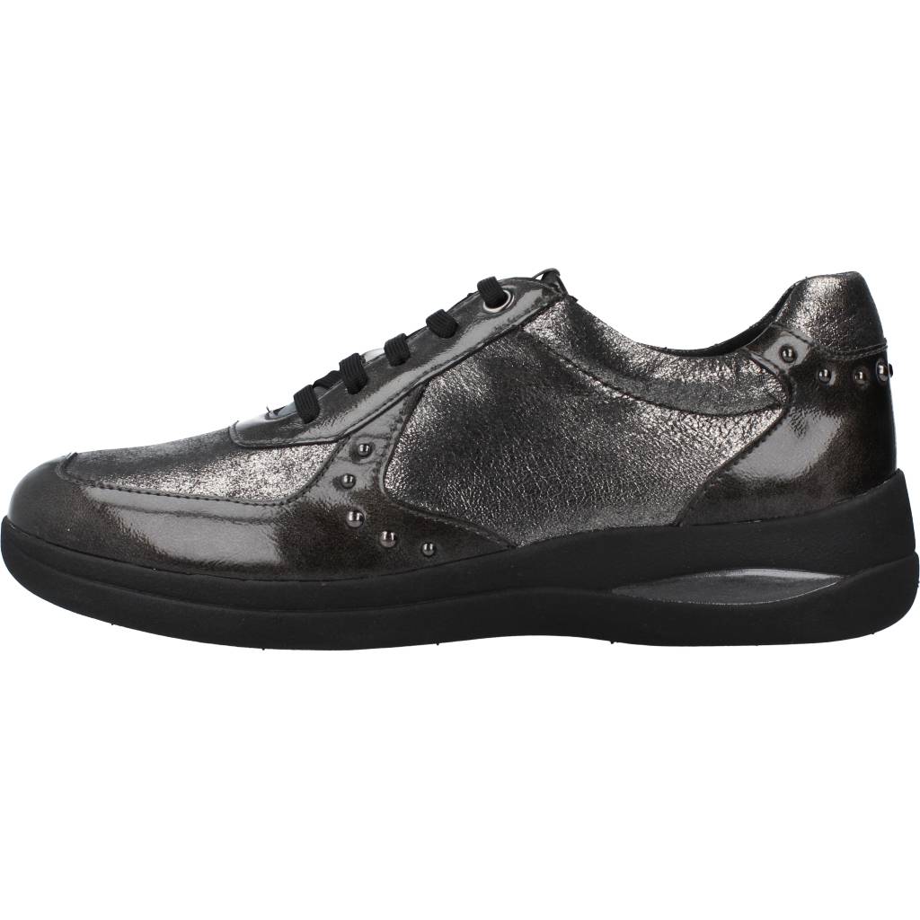 STONEFLY AURORA PATENT/GLITTER VEL en color PLATA (2)
