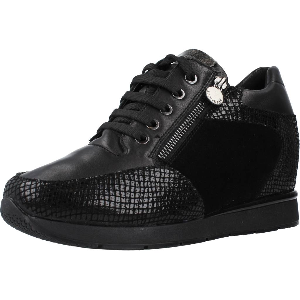 STONEFLY JACKIE PRINT SNAKE/VELOU en color NEGRO (1)