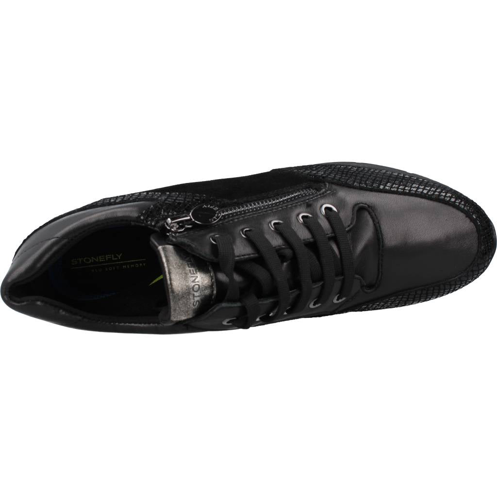 STONEFLY JACKIE PRINT SNAKE/VELOU en color NEGRO (7)