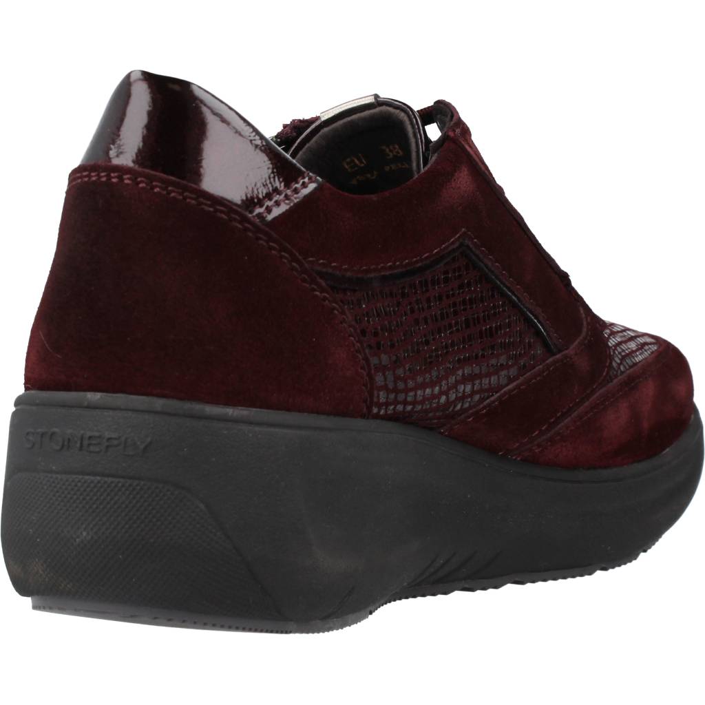STONEFLY ROCK VELOUR/PRINT SNAKE en color BURDEOS (3)