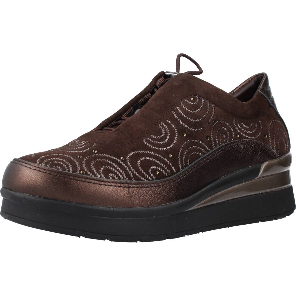 STONEFLY CREAM GOAT SUEDE/LAMINAT en color MARRON (1)