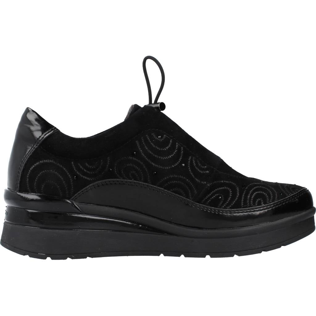 STONEFLY CREAM GOAT SUEDE/SYNT LA en color NEGRO (4)