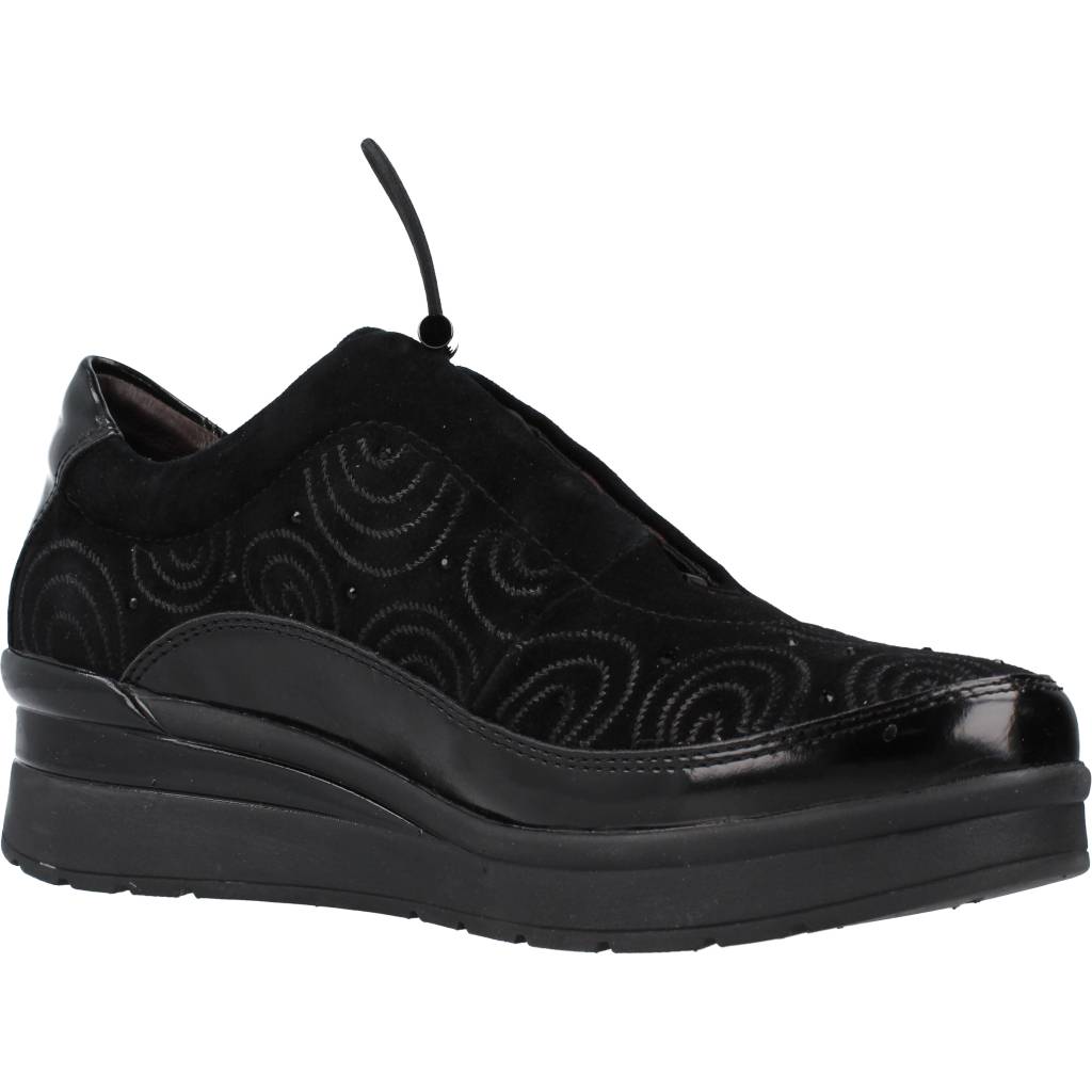 STONEFLY CREAM GOAT SUEDE/SYNT LA en color NEGRO (5)
