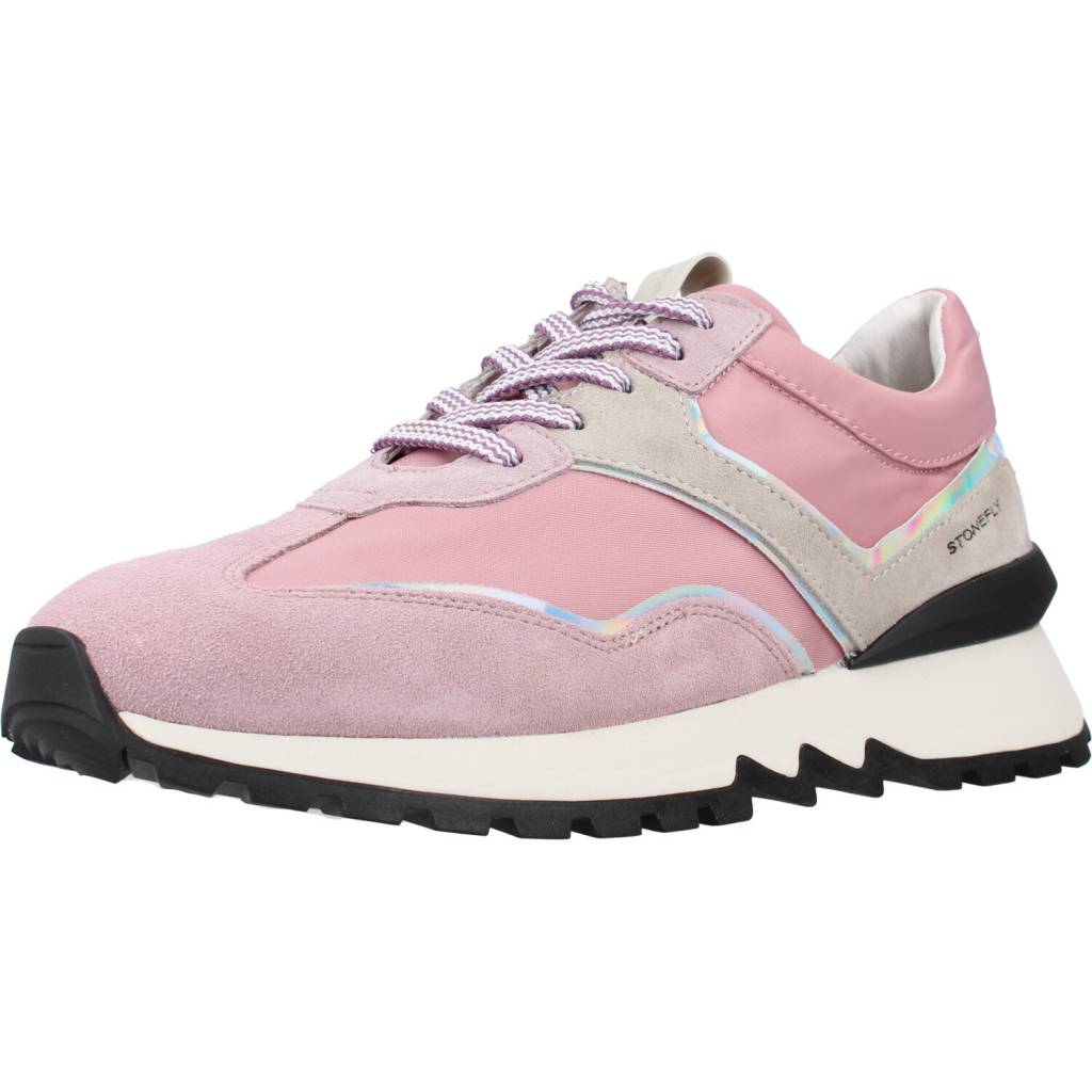 STONEFLY SIMPLY LADY VELOUR en color ROSA (1)