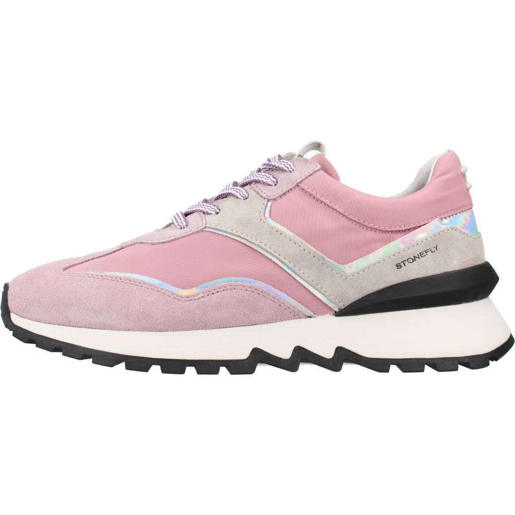 STONEFLY SIMPLY LADY VELOUR en color ROSA (2)