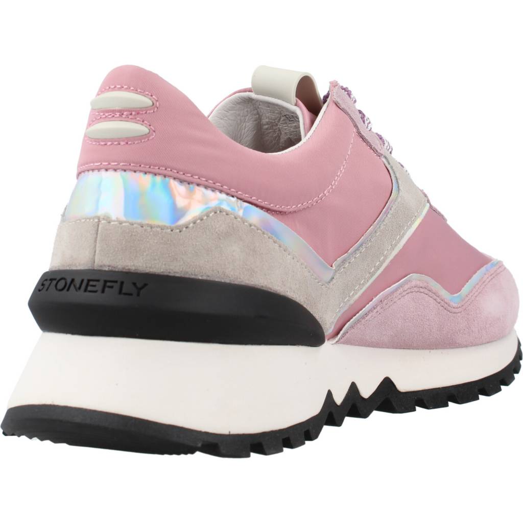 STONEFLY SIMPLY LADY VELOUR en color ROSA (3)