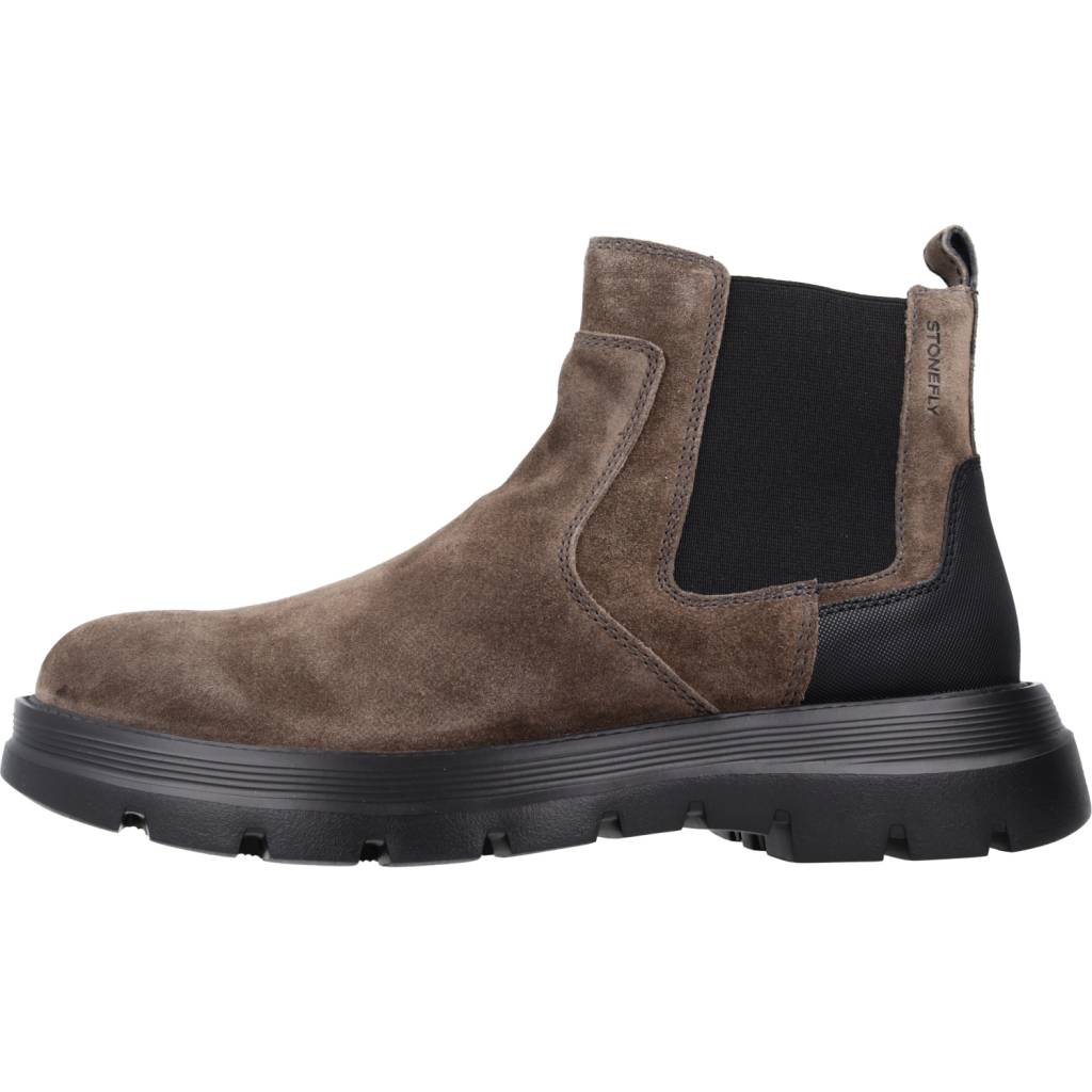 STONEFLY ATHENA VELOUR OIL en color MARRON (2)