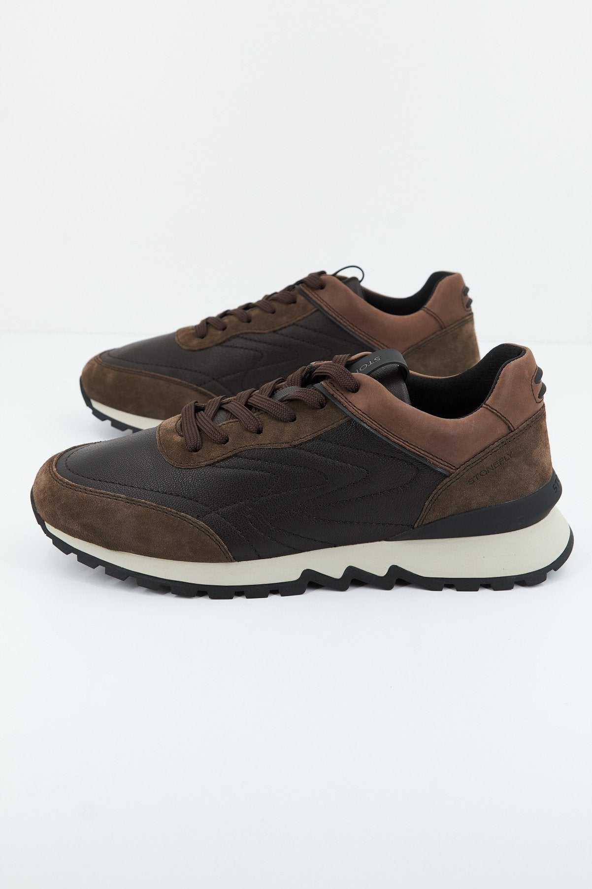 STONEFLY SIMPLY MAN VELOUR en color MARRON (1)