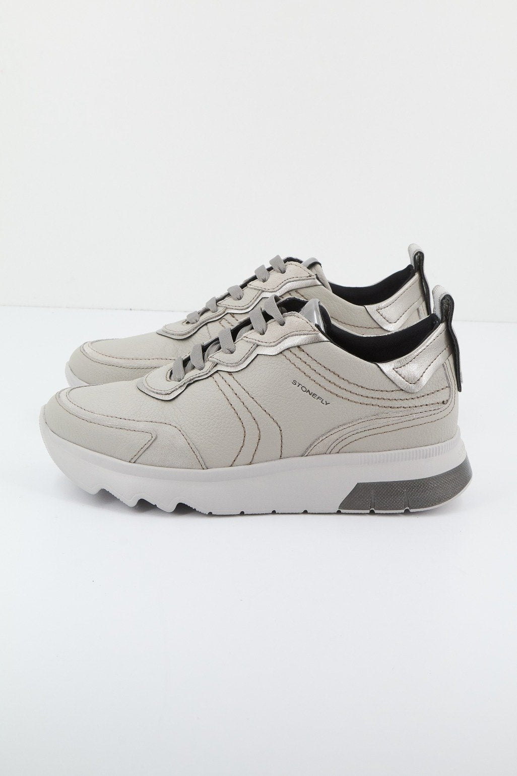 STONEFLY SPOCK NAPPA LTH/VELOUR en color GRIS (2)
