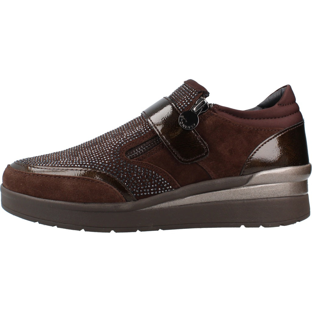 STONEFLY VELOUR/S. PATENT en color MARRON (2)