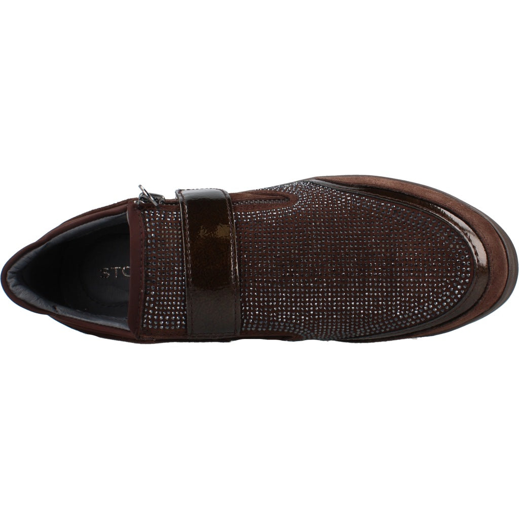 STONEFLY VELOUR/S. PATENT en color MARRON (7)