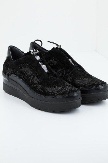 STONEFLY CREAM VELOUR en color NEGRO (2)