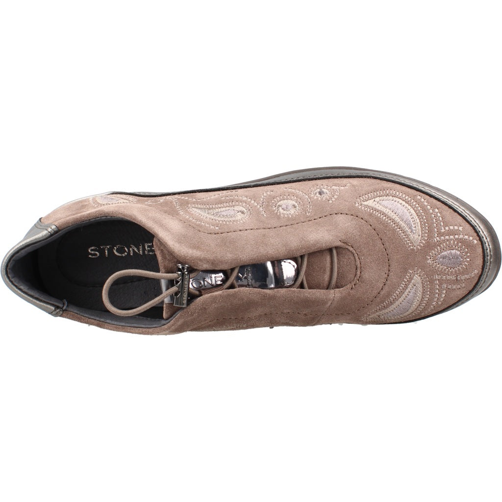 STONEFLY CREAM VELOUR en color BEIS (7)