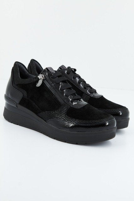 STONEFLY CREAM VELOUR en color NEGRO (1)