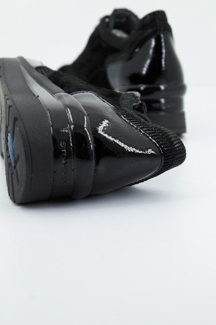 STONEFLY CREAM VELOUR en color NEGRO (3)