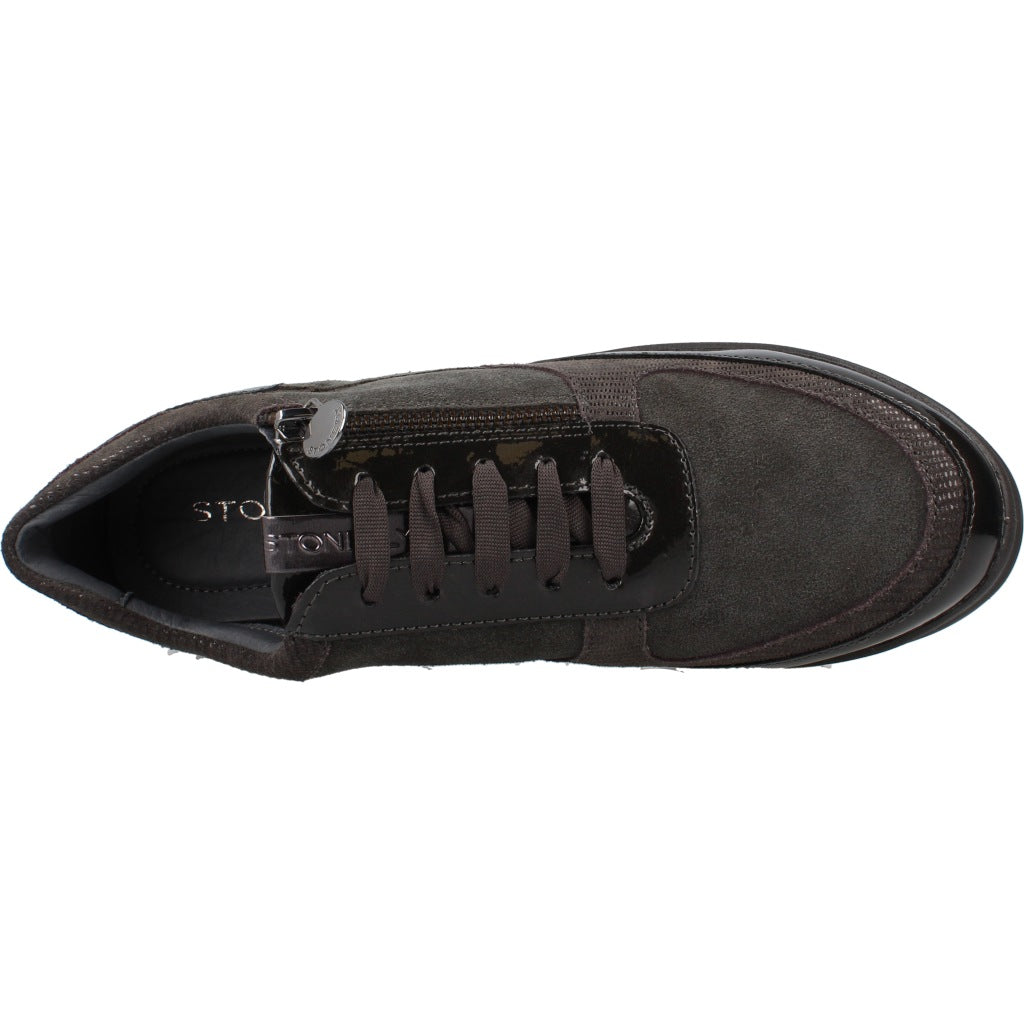 STONEFLY CREAM VELOUR en color GRIS (7)