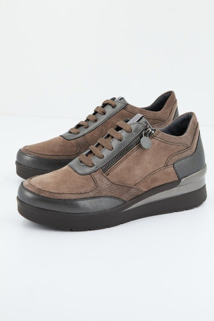 STONEFLY CREAM VELOUR en color MARRON (2)