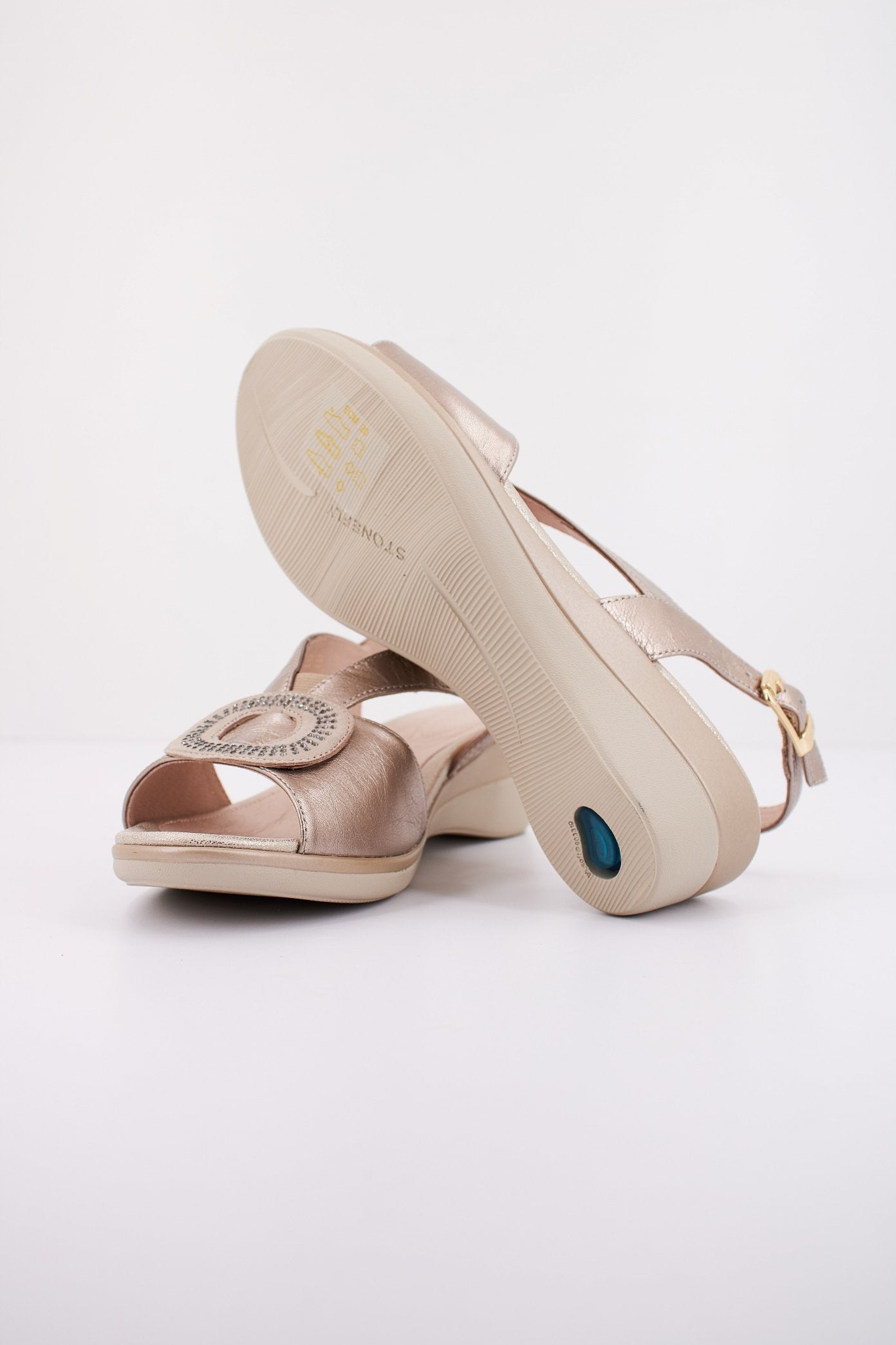 STONEFLY VANITY III LAMINATED LTH en color ORO (5)