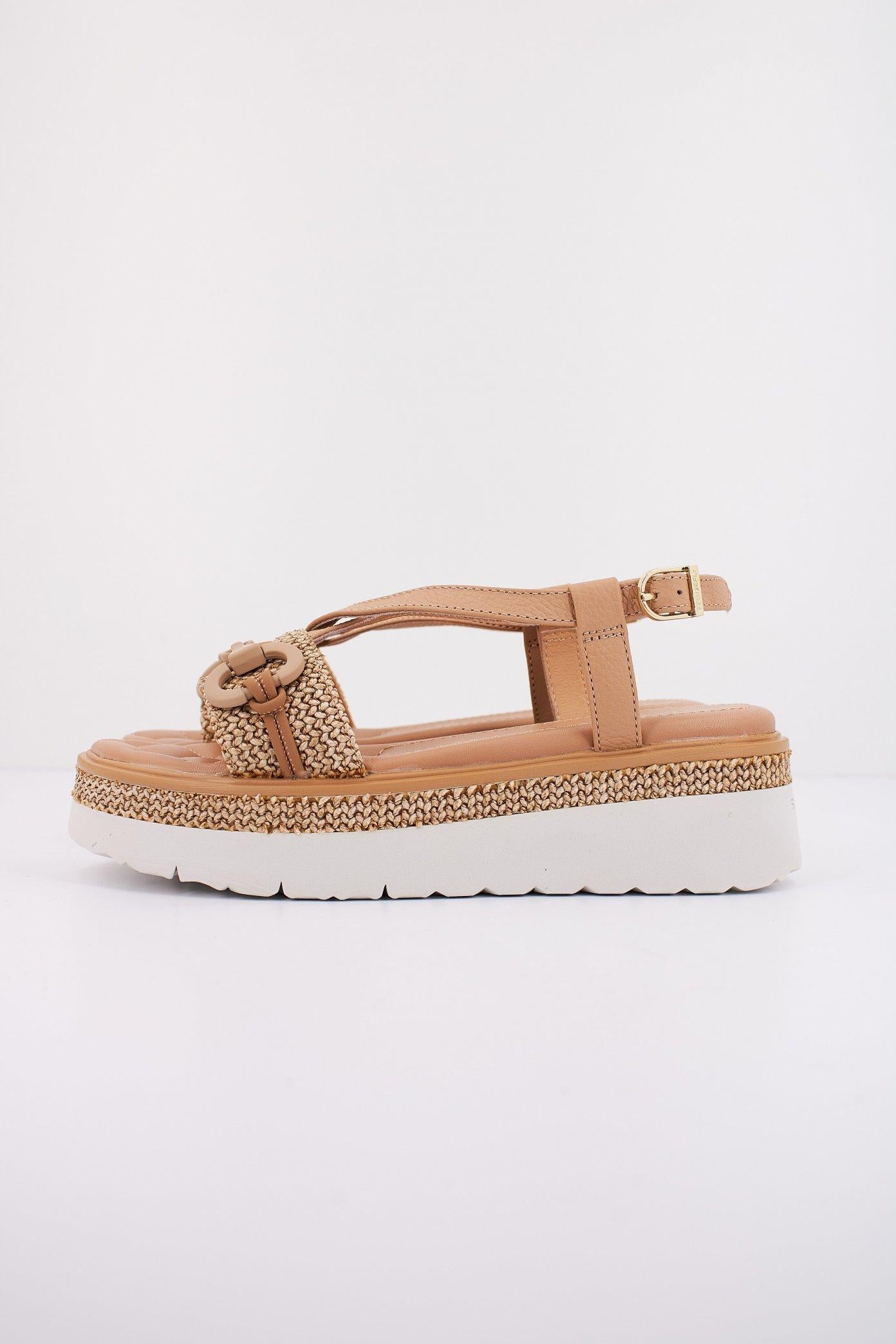STONEFLY SOLES NAPPA LTH/RAFFIA en color MARRON (1)
