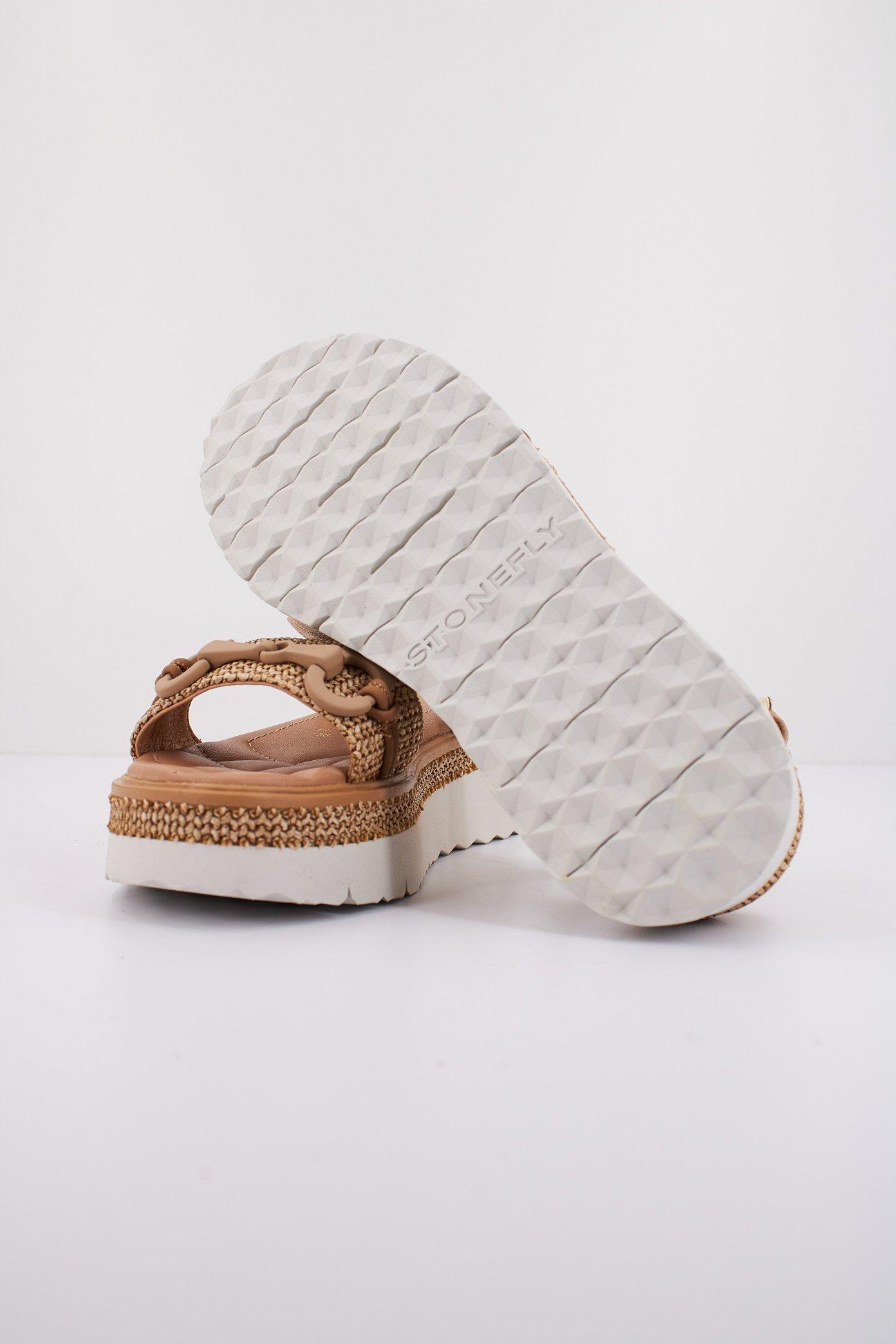 STONEFLY SOLES NAPPA LTH/RAFFIA en color MARRON (4)