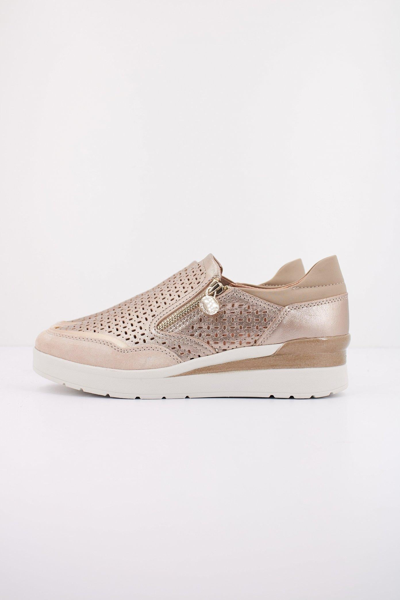 STONEFLY CREAM LAMINATED LTH en color ORO (1)