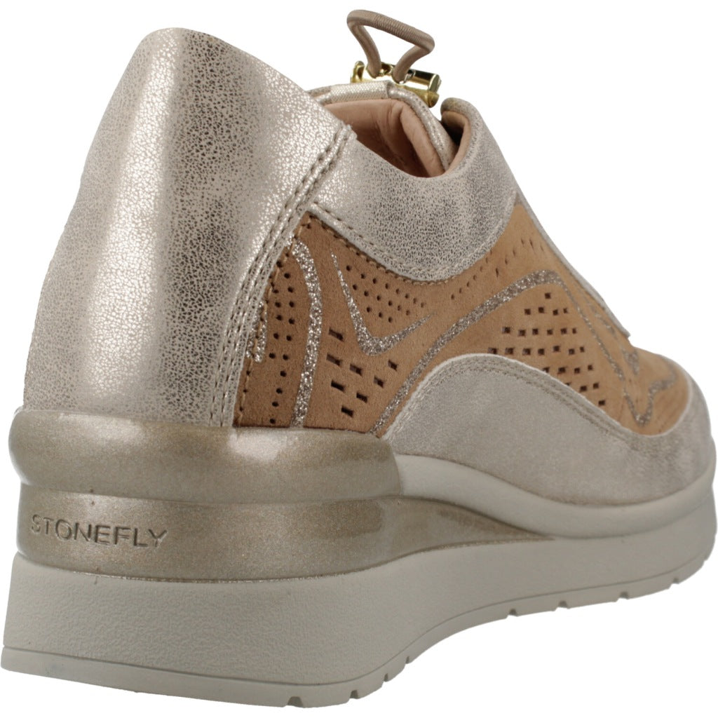 STONEFLY CREAM S. LAMINATED/VELOU en color MARRON (3)