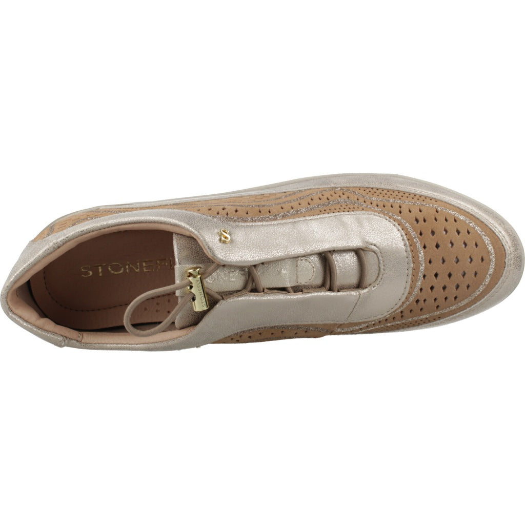 STONEFLY CREAM S. LAMINATED/VELOU en color MARRON (7)