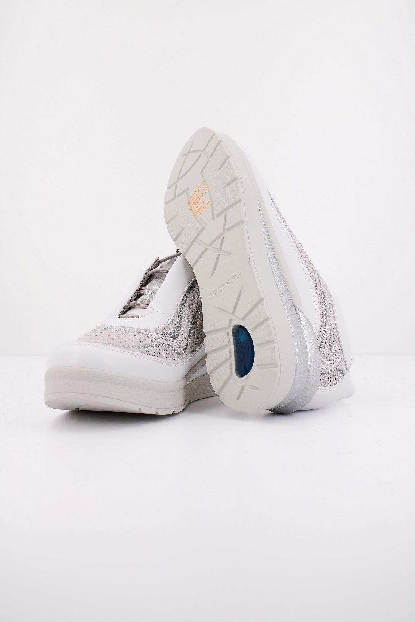 STONEFLY CREAM S. LAMINATED/VELOU en color BLANCO (4)