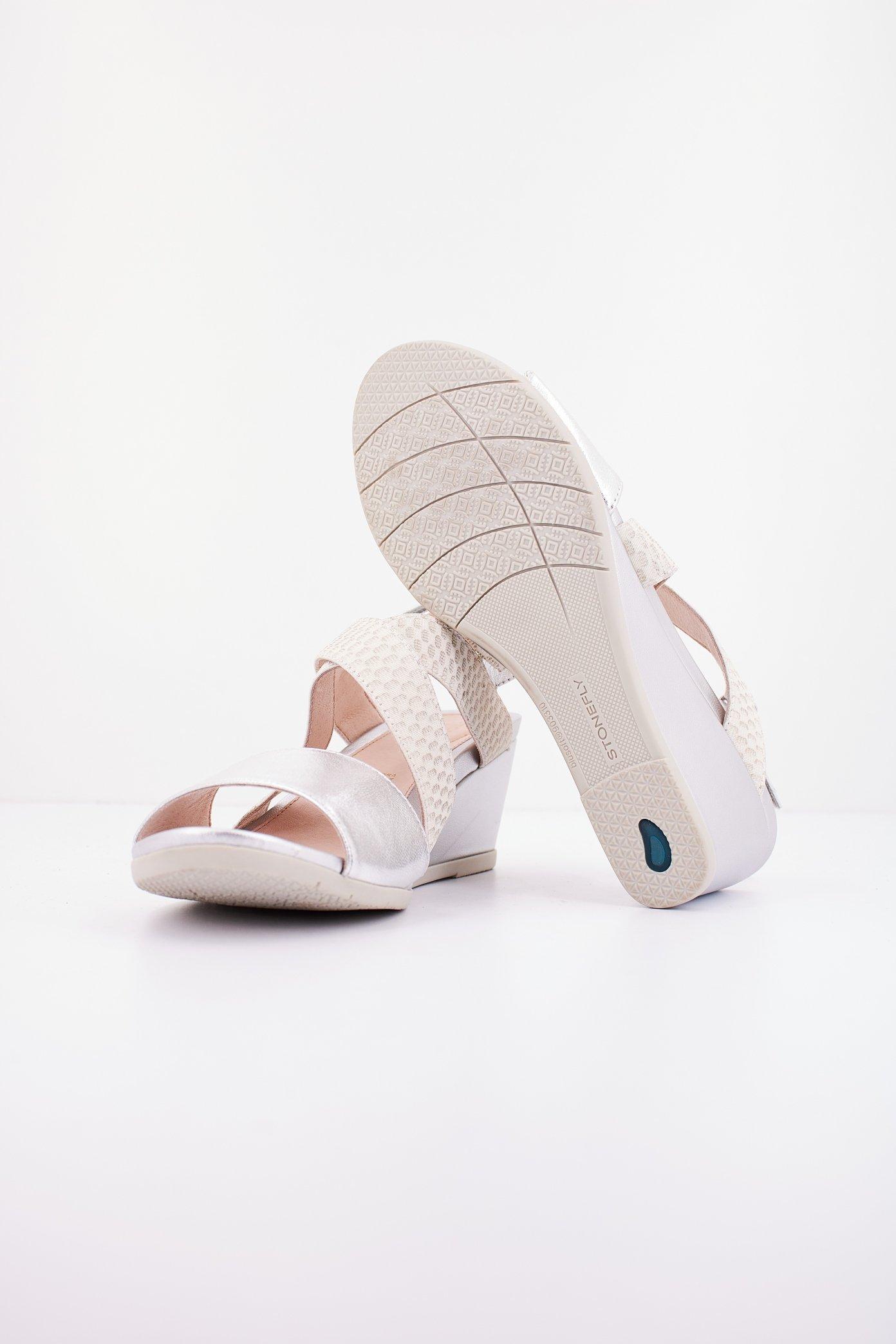 STONEFLY SWEET III LAMINATED LTH en color PLATA (4)