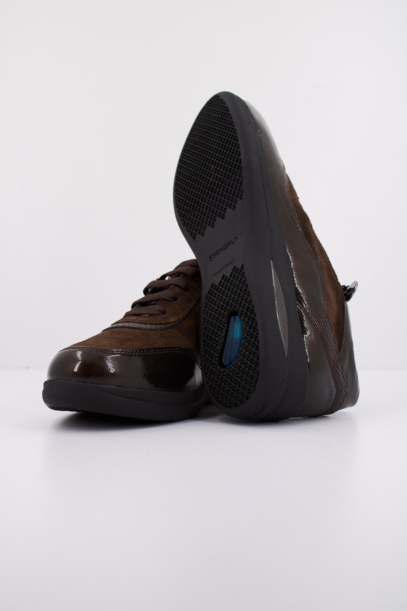 STONEFLY AURORA VELOUR/S PATENT en color MARRON (5)
