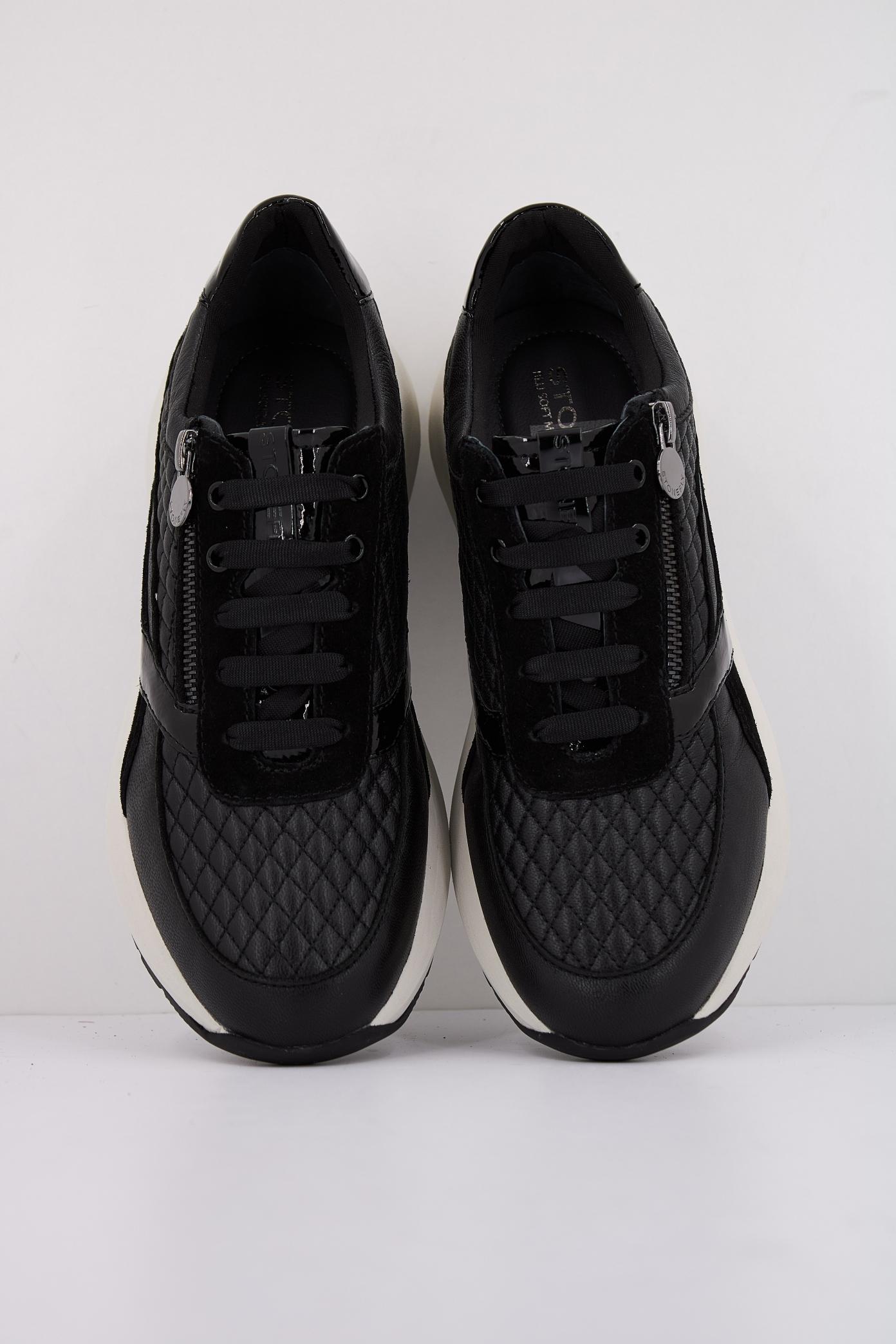 STONEFLY TWINS GOAT LTH/VELOUR en color NEGRO (3)
