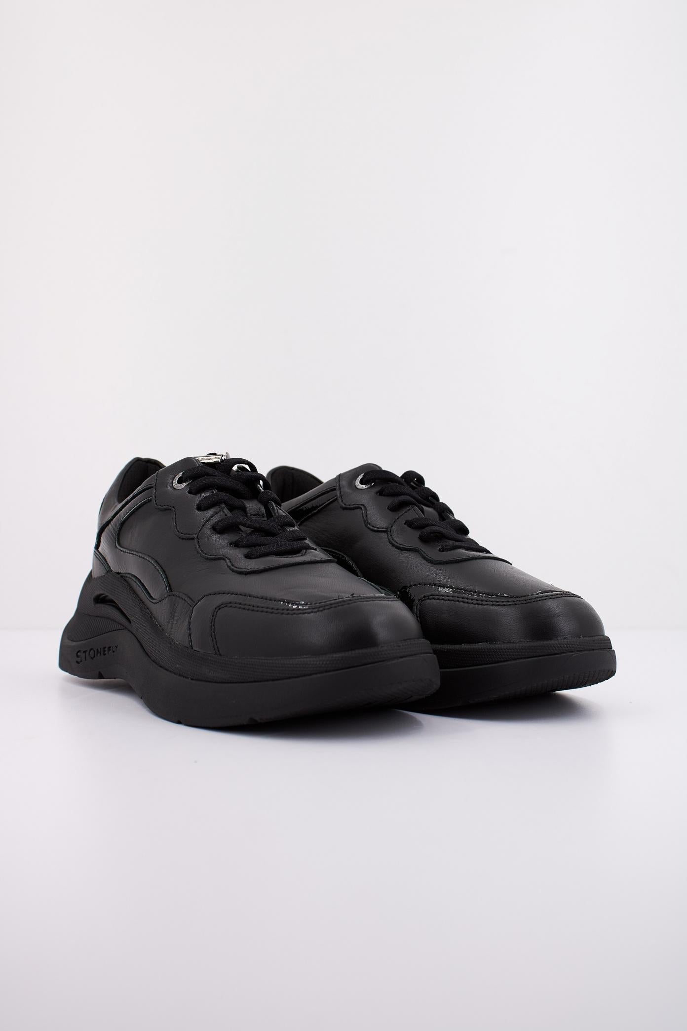 STONEFLY ROCHA NAPPA LTH/PATENT LTH en color NEGRO (2)