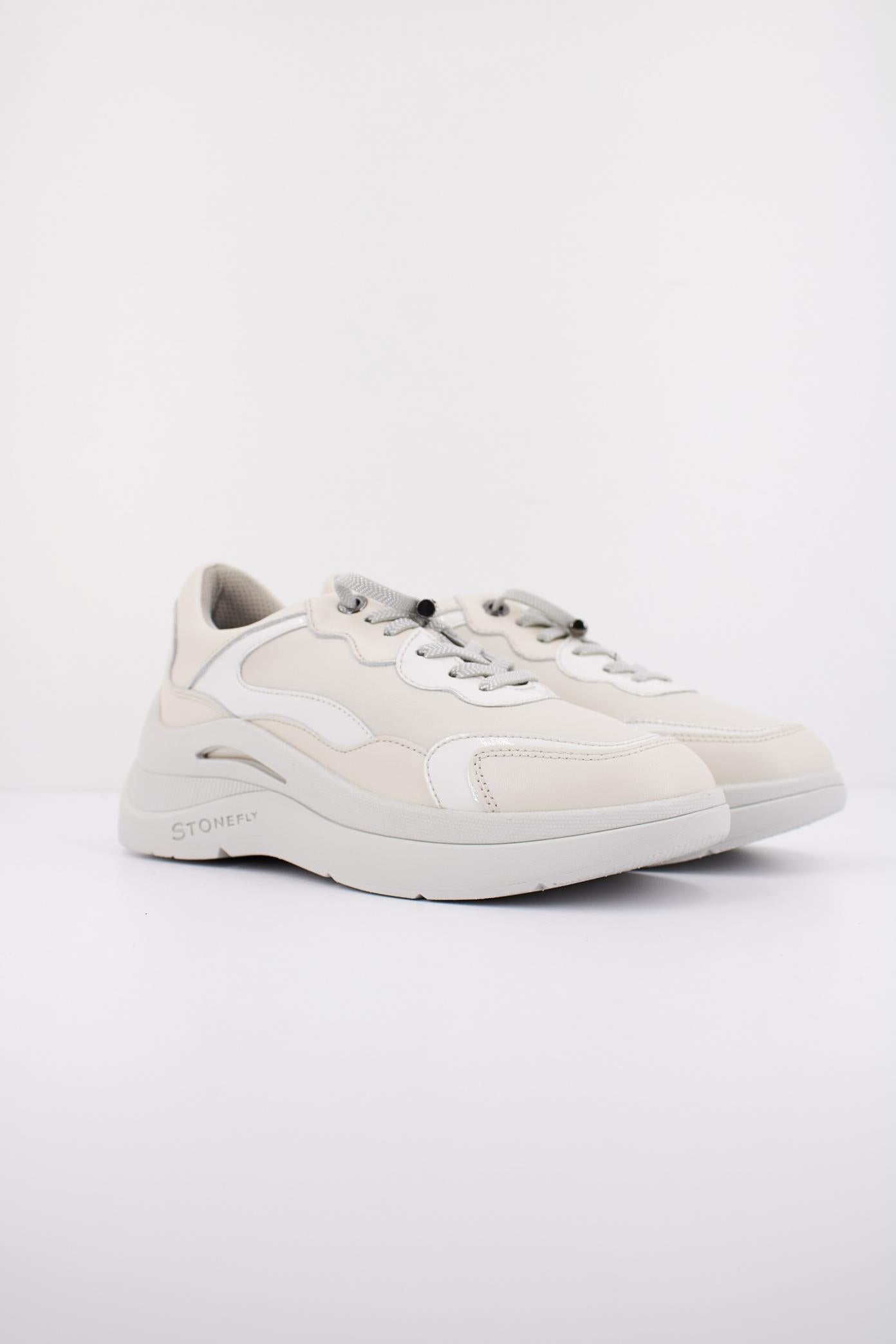 STONEFLY ROCHA NAPPA LTH/PATENT LTH en color BLANCO (2)