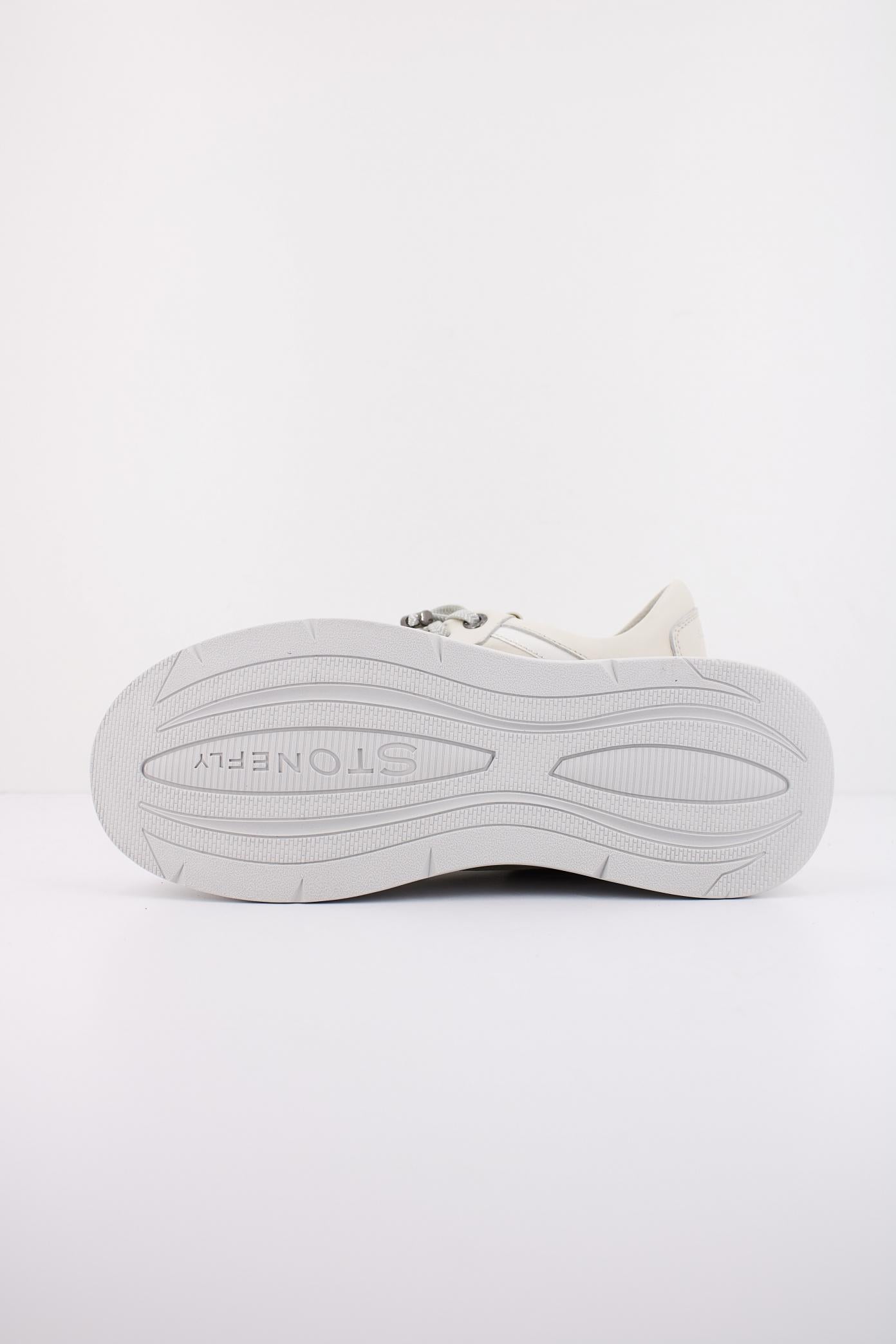 STONEFLY ROCHA NAPPA LTH/PATENT LTH en color BLANCO (5)